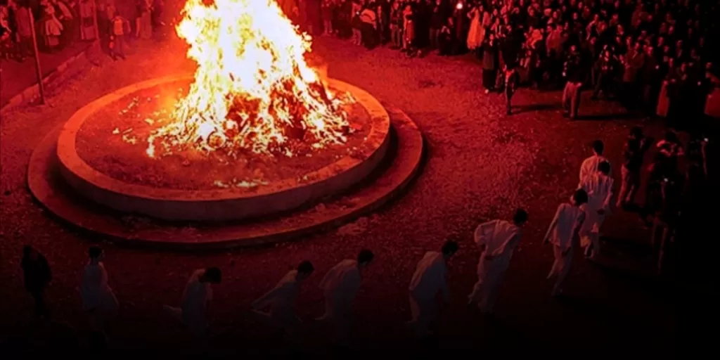 The traditions of Zoroastrians on Chaharshanbe Suri night min | The Magic of Iranian Festivals: A Guide to Persian Heritage | Iran Travel